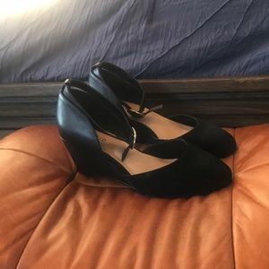 Torrid black wedge heels
